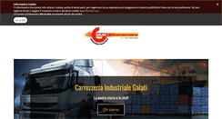 Desktop Screenshot of carrozzeriaindustrialegalati.com