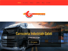 Tablet Screenshot of carrozzeriaindustrialegalati.com